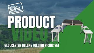 Gloucester Deluxe Folding Picnic Set | World of Camping