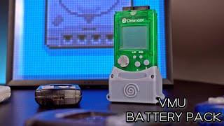 Dreamcast VMU Battery Pack Mod - 3D Printed!