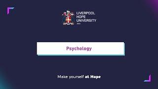 Psychology at Liverpool Hope University