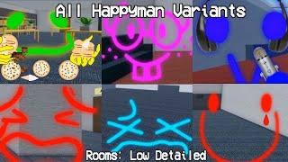 Funny Day in Rooms Low Detailed (Happyman Variants) | Stick Nodes