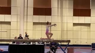 Beam routine #gymnastics