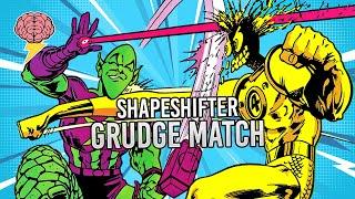 Warlock vs. Impossible Man: shapeshifter grudge match!