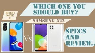 Samsung galaxy A22 Vs Redmi Note 11 | Comparison| Which one you buy Redmi, Samsung price in Pakistan