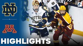 Notre Dame vs Minnesota | NCAA College Hockey | Highlights - November 23, 2024