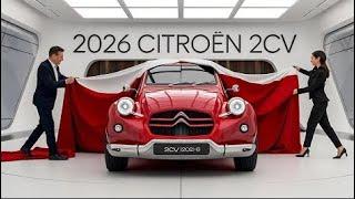 2026 Citroën 2CV First Look – The Iconic Classic Returns with an Electric Twist!