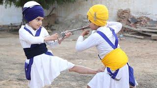 SIKH KIDS AWESOME PLAYING GATKA 2 | SHAHEED BABA DEEP SINGH JI SATKAR GATKA AKHARA | 2020