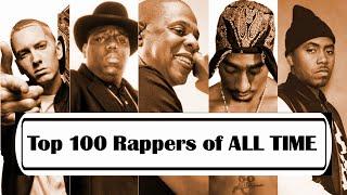 Top 100 Rappers of All TIME [BestList #189]