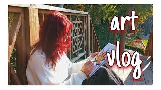 art vlog with sarah /ولاگ هنری طراحی در طبیعت