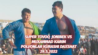 SUPER TOVOQ  JONIBEK VS MUXAMMAD KARIM OLVONLAR KURASHI DAXSHAT 29.5.2022 @Xiloliddin_Uz