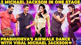 Prabhu Deva Vs Die Hard Fan Epic BattleRecreates Iconic Urvashi Urvashi Dance with Baba Jackson