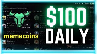 How To Make $100 DAILY Trading Memecoins Using BULLX Solana [Full Beginner Tutorial]