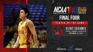 Player of the Game - Clint Escamis vs LPU | NCAA Season 100