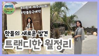 Ep37. 트렌디한 제주 월정리 데이트 코스 이곳 저곳 (제주데이트코스, 제주핫플, 치즈태비, 춘식탁, 몰리네)