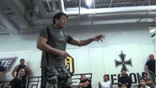 Chael Sonnen MMASTOP Seminar Speech