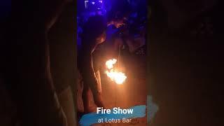 Fire show at Lotus Bar, Koh Tao