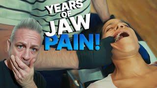 EXTREME TMJ Pain for YEARS ~ JAW CLICKS Every Time it Opens! (HUGE RELEASE) 🫣 #jawpain #neckpain