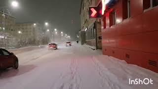 Норильск. Ленинский проспект/ Библиотеки/Солнечный проспект.