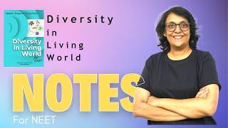 Diversity in Living World | Notes for NEET | How to prepare for NEET | CBSE | Neela Bakore Tutorials