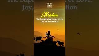  With every note of His flute, He paints the world with love, joy, and divine devotion.