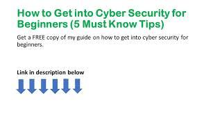 Cyber Security training for beginners - What you need to know?
