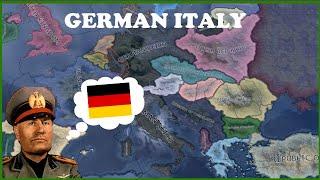 What if Germany Annexed Italy in WW2? (HOI4 TIMELAPSE)