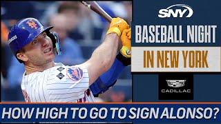 Where to set the bar for Mets to sign Pete Alonso? | Baseball Night in NY | SNY