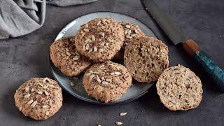 Gluten-Free Multigrain Bread Rolls (German Brötchen)