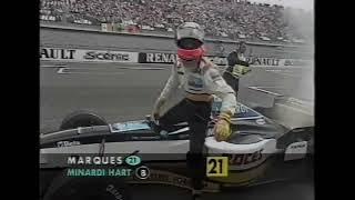 1997 F1 French GP - Tarso Marques retire