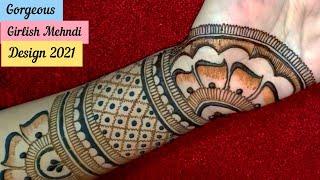 super gorgeous girlish mehndi design for hands - new 2021 festive mehndi design|@HENNAShorts