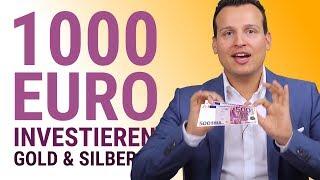 Wie 1000 EURO klug in Silber & Gold investieren?