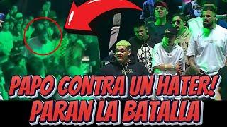 Papo Enfrenta a un Hater en Liga Bazooka y Detiene la Batalla: ¡Momento Tenso!