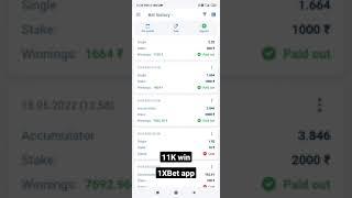 1xBet withdraw 8000Rs win