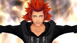Kingdom Hearts 2: Roxas vs Axel Boss Fight (PS3 1080p)
