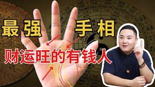 赚大钱手相：财运旺的有钱人手相！#手纹 #手相 #事业 #掌纹 #面相 #预测 #财运 #财富 #感情 #风水 #八字 #传统文化 #聚财纹 #钱 #赚钱 #偏财运 #palmistry