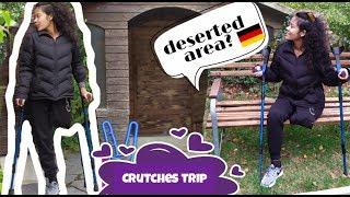 Amputee girl takes a trip to lonely place in Germany? |Einsamer Platz in Deutschland |Amputee woman