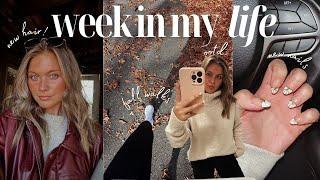 FALL WIML: new hair, nail appt, pilates, vlogmas? and more!