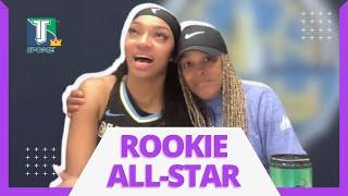 Angel Reese CRIES after finding out she made the ALL-STAR team as a ROOKIE