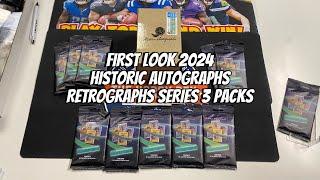 First look at 2024 Historic Autographs Retrograph 3 packs (Rip and Review)