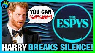 BREAKING NEWS! Prince Harry BREAKS SILENCE Over ESPYS Award BACKLASH!
