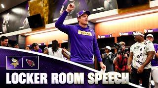 Kevin O’Connell’s Locker Room Speech After Minnesota Vikings Win Over Arizona Cardinals