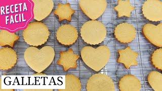 GALLETAS MANTEQUILLA | RECETA FÁCIL | DISPONIBLE EN TAZAS  LaDulcepedia