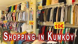 Shopping am Abend in Kumköy. Antalya Side Türkei August 2024 #side #türkei #sideturkey