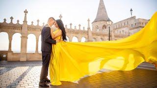 Magical Budapest Pre-Wedding & Flying Dress Photoshoot at Fisherman's Bastion | Instawalk.eu