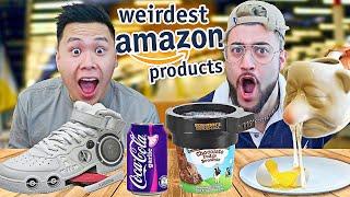 UNBOXING TOP 5 WEIRDEST PRODUCTS ON AMAZON !! *SHOCKING* (ft. DavidParody)