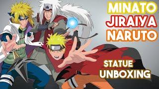 3 LEGENDS IN 1 STATUE!!! Naruto, Jiraiya and Minato l Statue Unboxing