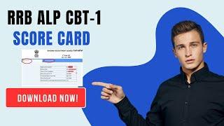 RRB ALP Scorecard 2024 | How to check RRB ALP Scorecard 2024  | RRB ALP Scorecard 2025 download