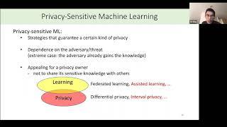 Privacy Sensitive Collaborations through Assisted Learning - Jie Ding