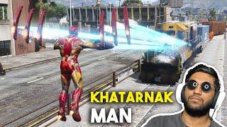 GTA 5 IRONMAN MOD FROM END GAME IN HINDI (KHATARNAK MAN!)
