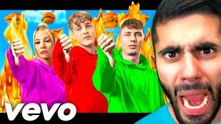 Diese 10 YOUTUBER SONGS sind SCHLECHT!! (enttäuscht)