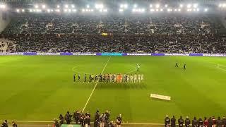 Granada CF supporters singing the anthem